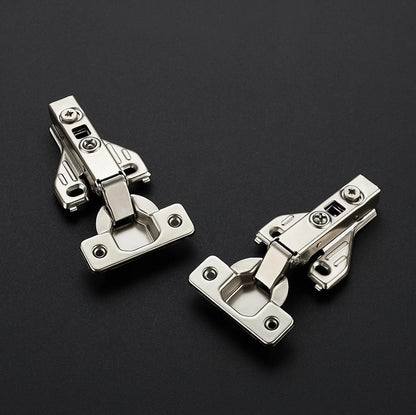Ravinte 1 Pair 2 Packs Full Overlay Cabinet Door Hinges,105 Satin Nickel