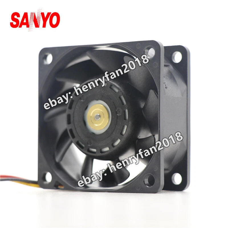 SANYO Denki 9G0612P4H0011 SanAce Fan DC 12V 0.5A 60*60*25MM 4-wire Cooling Fan