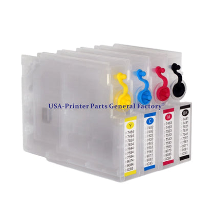 T748 T748XL Refillable Ink Cartridge For WF-6090 6590 8090 WF-8590 WF-6530