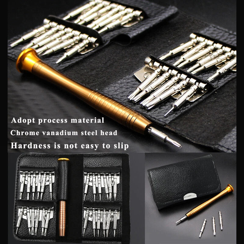 Drone Repair Screwdriver Tool Kit 25 IN 1 Set for DJI Phone RC Car Toy PC Laptop