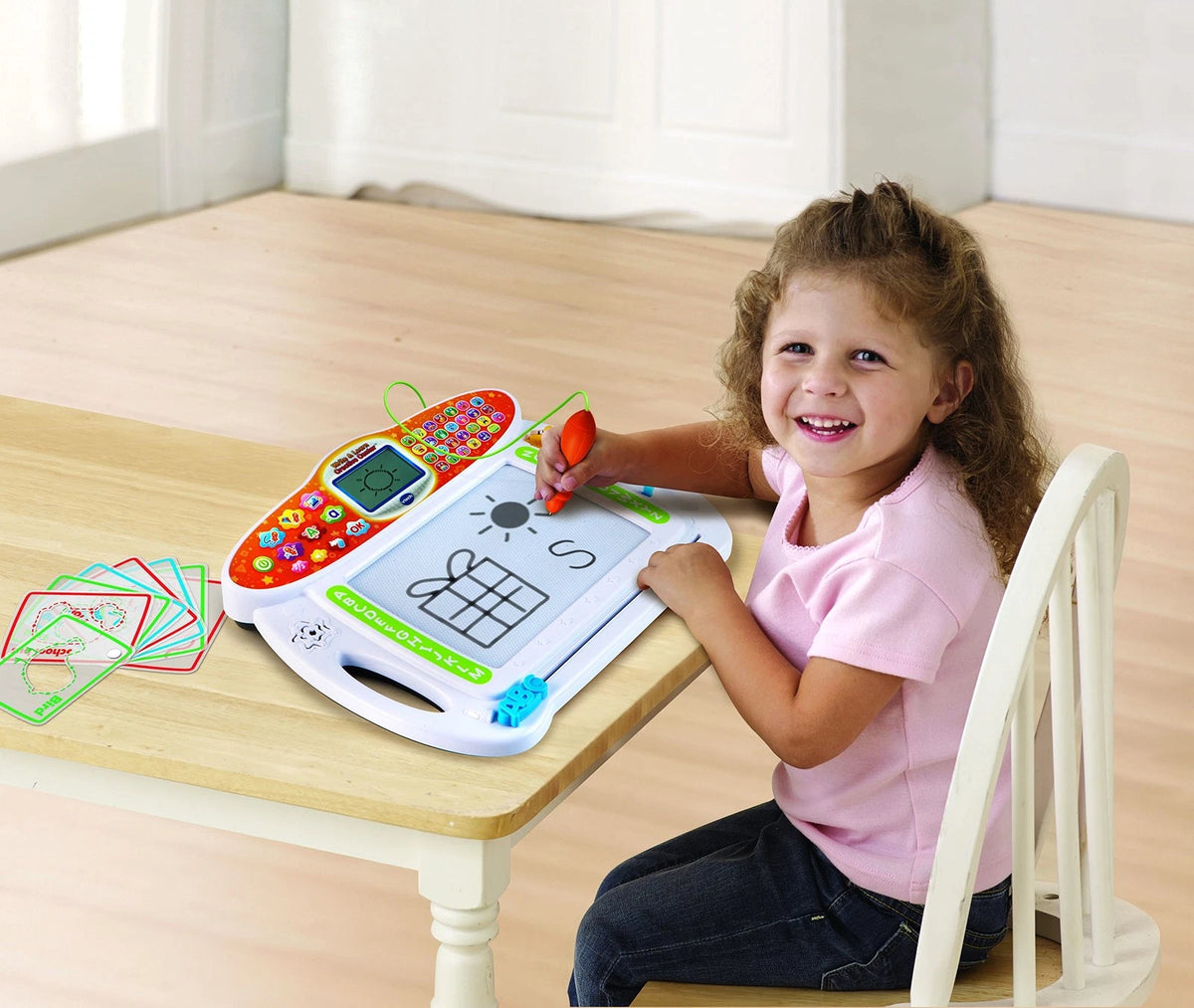 VTech Write and Learn Creative Center, White 12"W x 14.4"H,