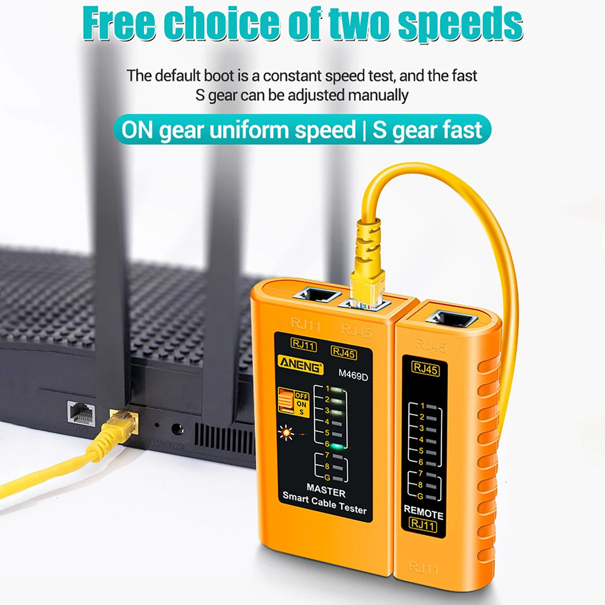 Networks Cable Tester Ethernet RJ45 RJ11 LAN Wire Telephone Cable Testing Tool g