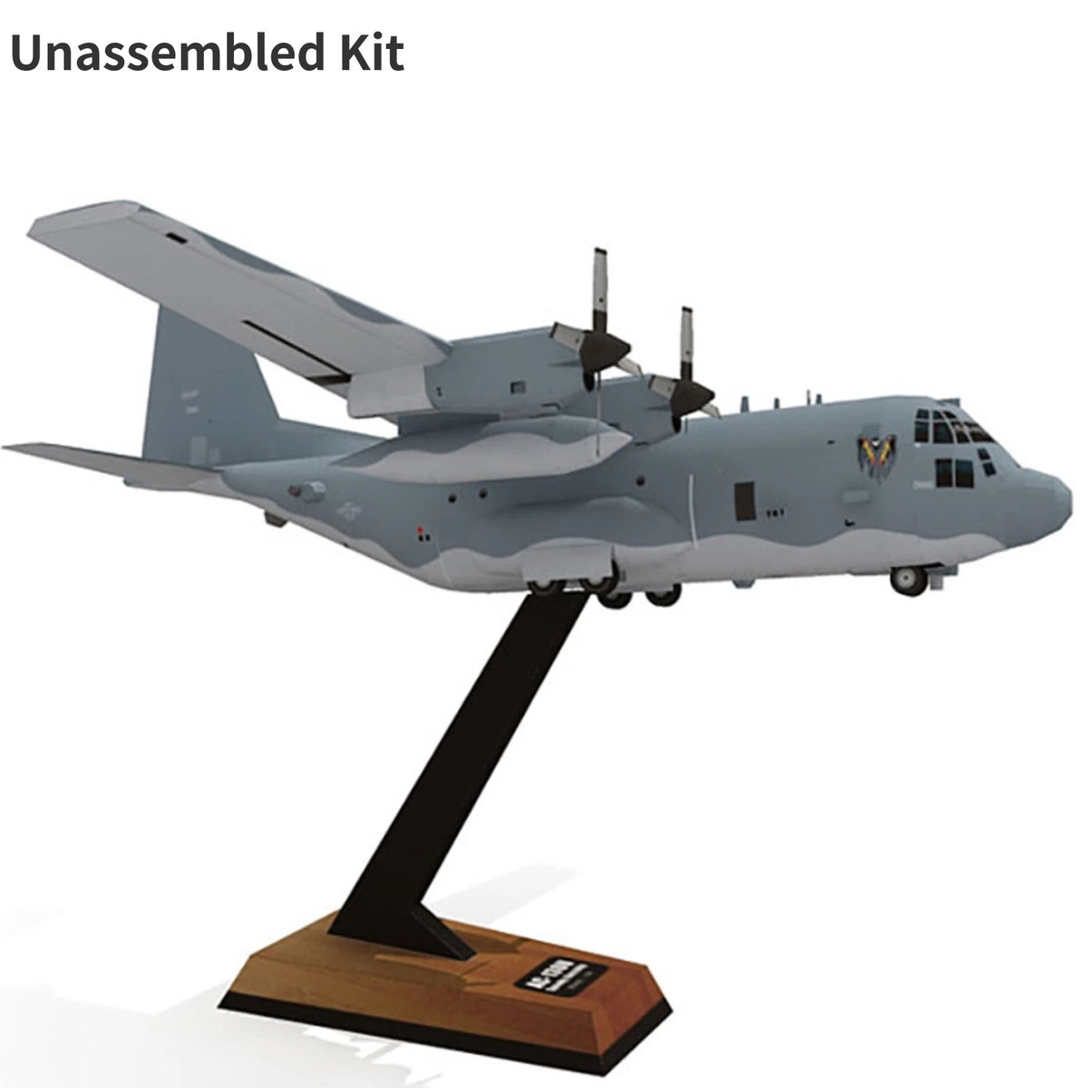 Unassembled Lockheed AC-130U Ghost Aerial Gunship Model Aircraft Paper Model