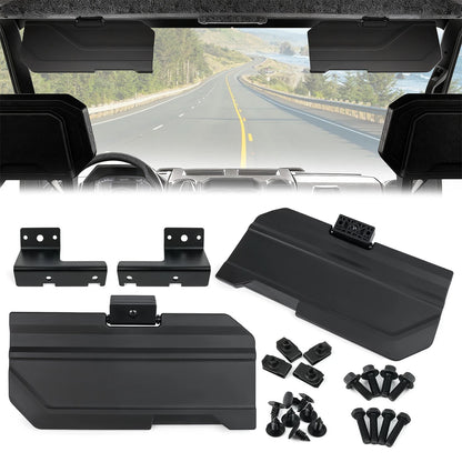 Set of Sun Visors 2890571 for 2024-2025 Polaris Ranger XD1500 & Ranger Crew