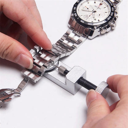 Watch Repair Kit Band Strap Bracelet Link Pins Remover Screwdriver Tool Set E