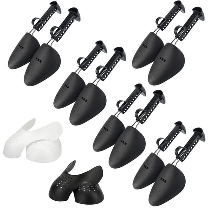 SYINUOYIS 7 Pairs Plastic Shoe Stretchers for Men shoes' size 5.5-11, Black