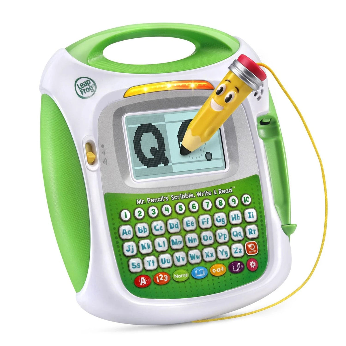 LeapFrog Mr Pencil's Scribble Write and Read, Green 7.7" x 8.6" x 2",