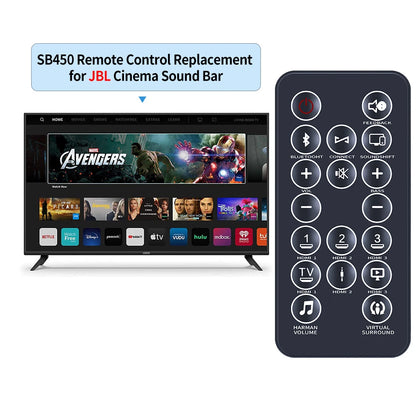 Replacement Remote Control SB450 For JBL Cinema Sound Bar SB450