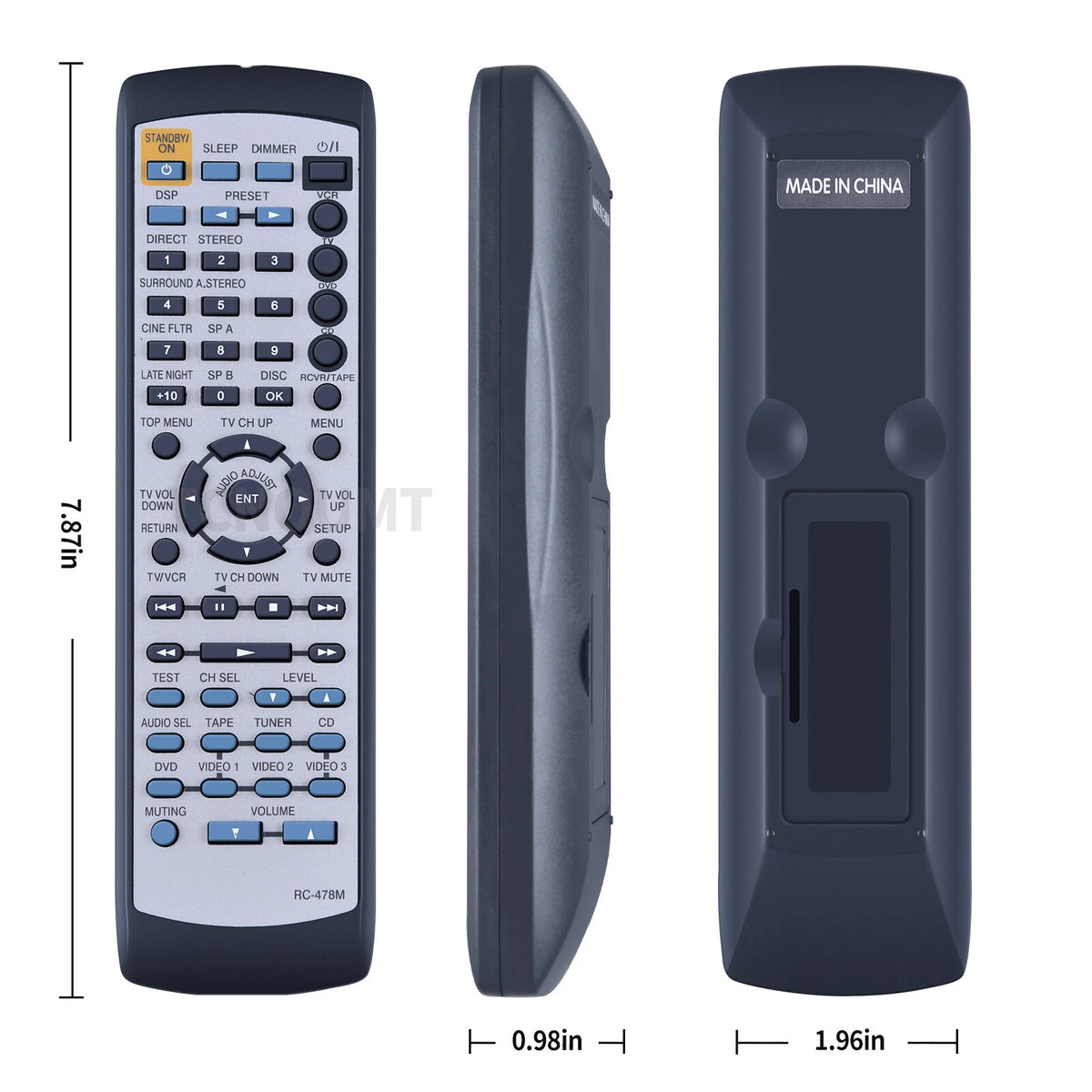 RC-478M Remote Control For Onkyo AV Receiver HT-R500 HT-S650 TX-SR500