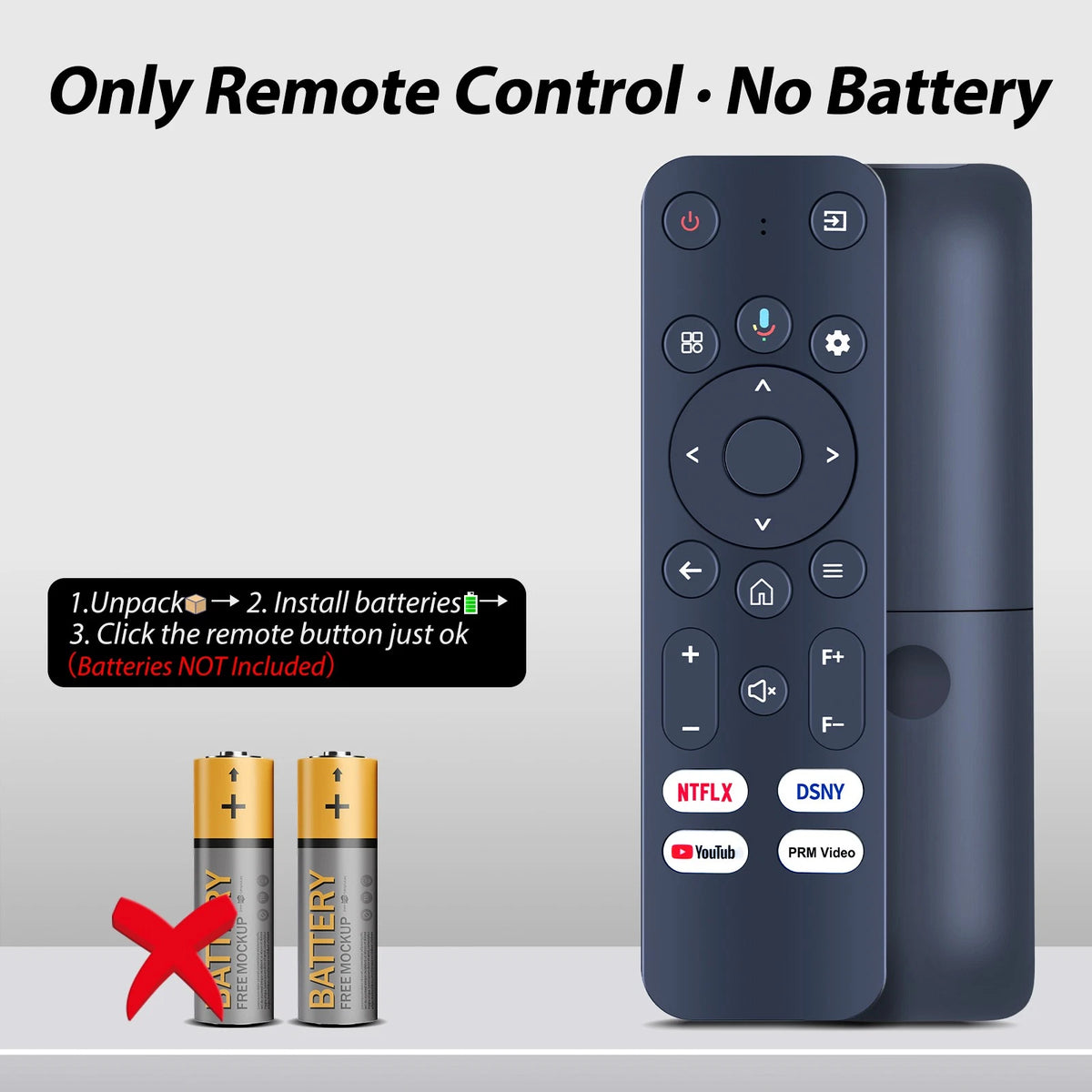 Voice Remote Control For HOMPOW C10,Goiaey C26,Sovboi E30Max Projector