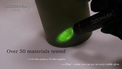 QOOMABA Lead Test Kit – 2‑Bottle Testing for Dishes & Paint,...