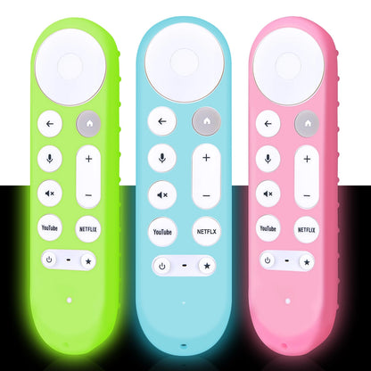 [3-Pack]Silicone Cover for Google TV Streamer 4K GY3LE Remote Control