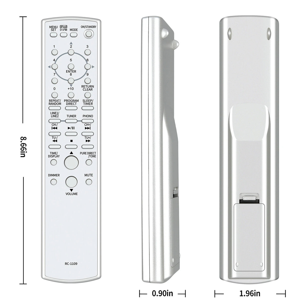 RC-1109 Replacement Remote Control For Denon Audio CD Receiver RCD-CX1