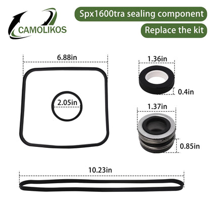 spx1600tra seal assembly replacement kit super pump black