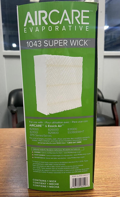 AIRCARE 1043 Replacement Space Saver Wick (1) 1, White