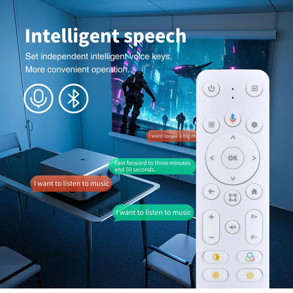 For ETOE Starfish Plus Google TV 1080P Projector Remote Control with Voice