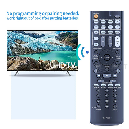RC-735M Remote Control For Onkyo AV Receiver HT-R370 HT-S3200 TX-SR307