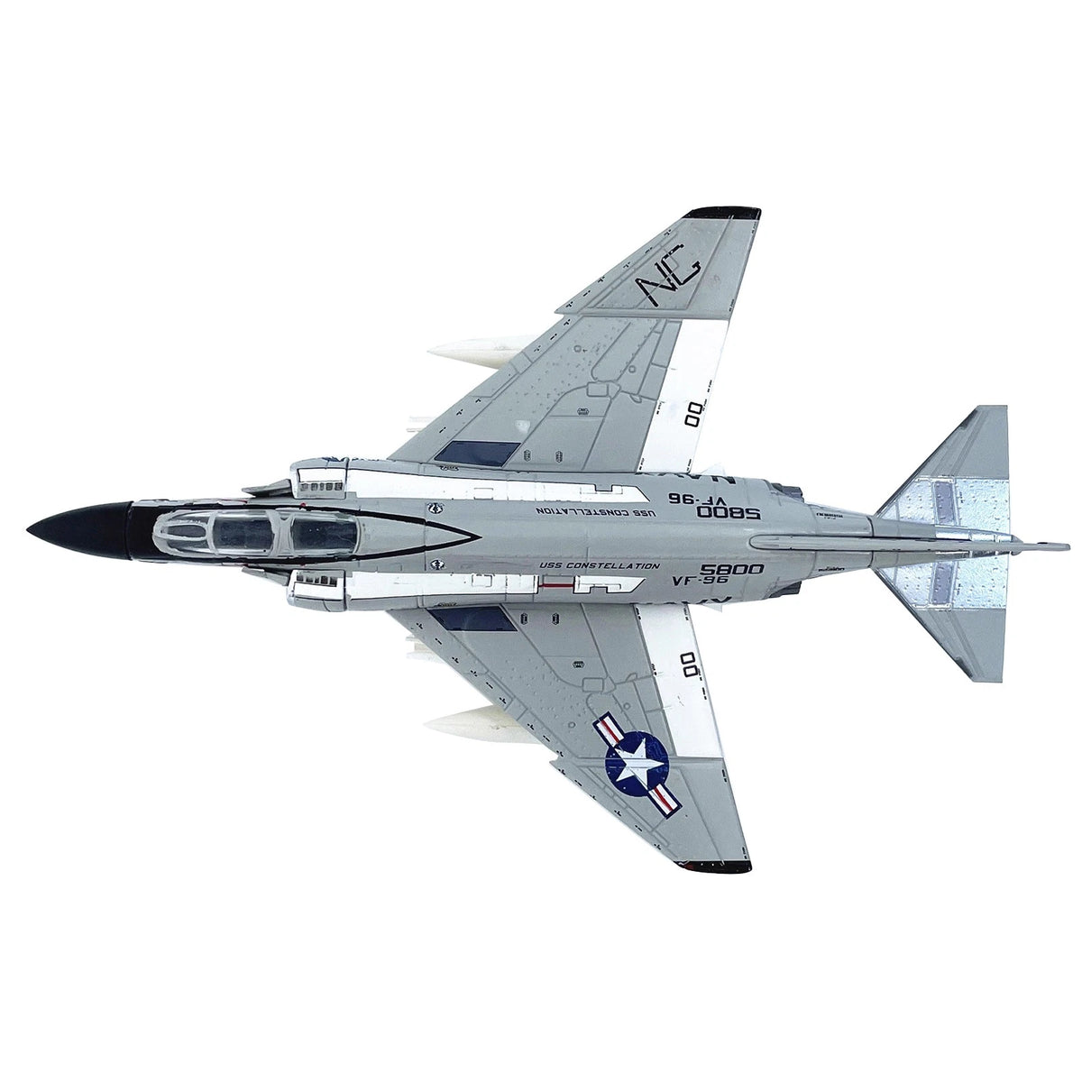 14cm Diecast Alloy 1/144 Scale F-4 Phantom II Fighter Desk Model