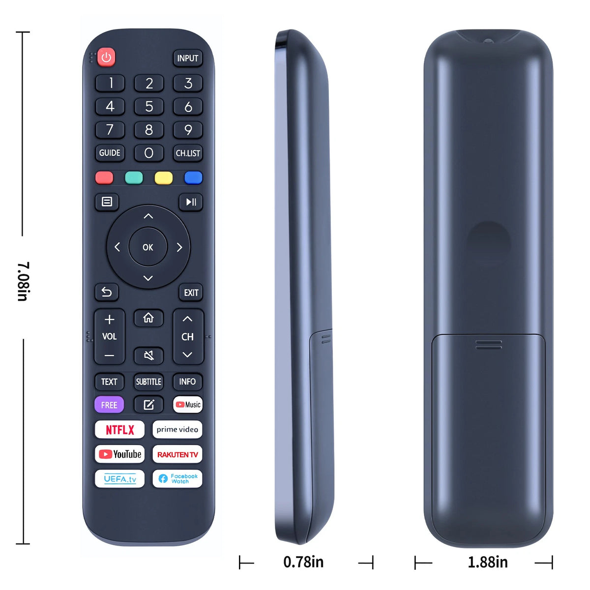 Replacement Remote Control For STRONG SRT24HE4203 Android TV