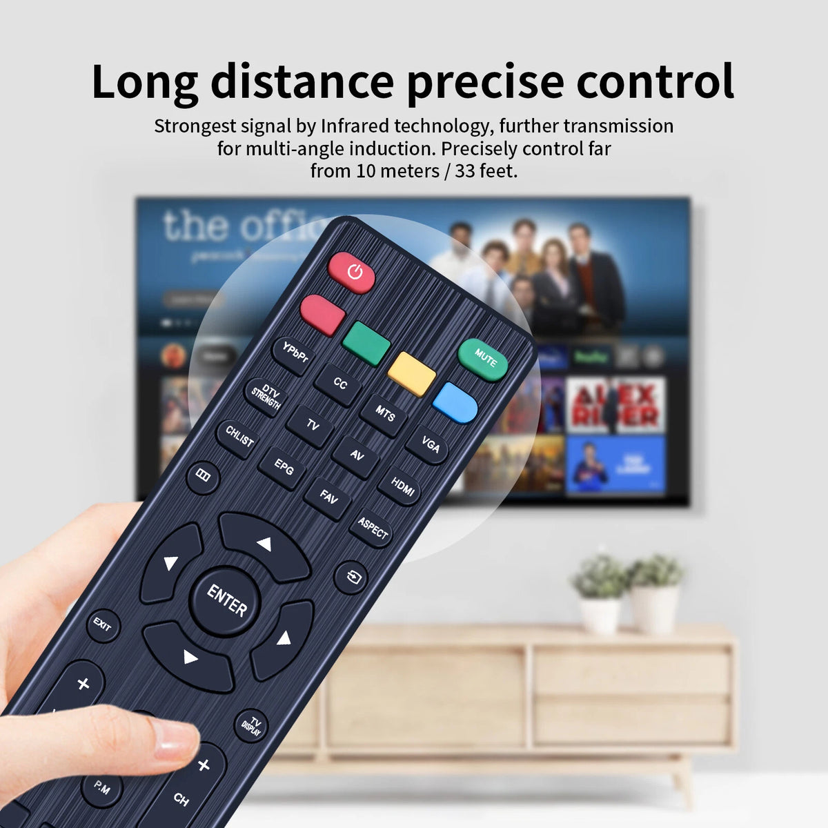 RC2012V Remote Control For Viore TV LED19VH50 LED22VH50 LED26VF50 LED26VF55D