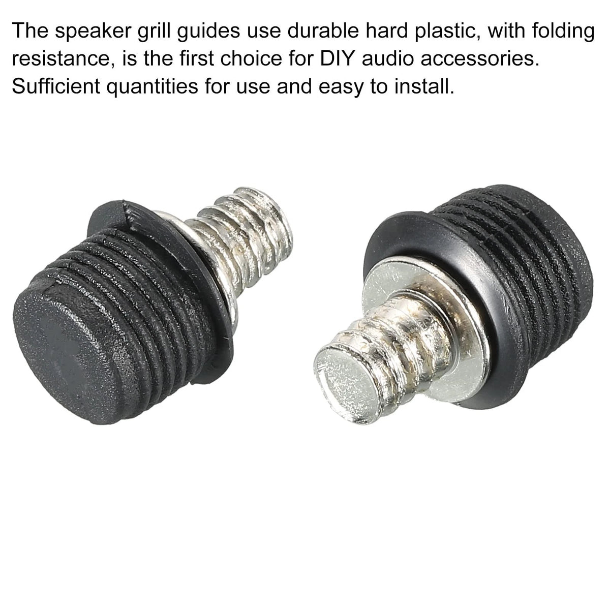 MECCANIXITY Speaker Grill Guides Plastic and Metal Dia 6mm for Parts...