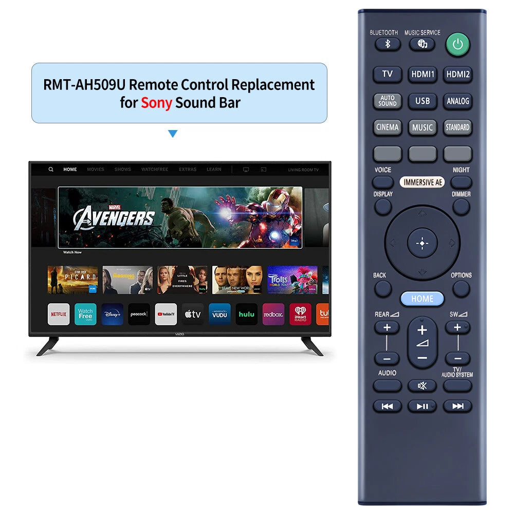 RMT-AH509U Replacement Remote Control For Sony Soundbar HT-A7000 HTA7000