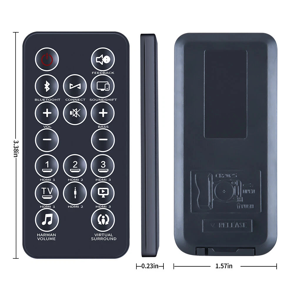 Replacement Remote Control SB450 For JBL Cinema Sound Bar SB450