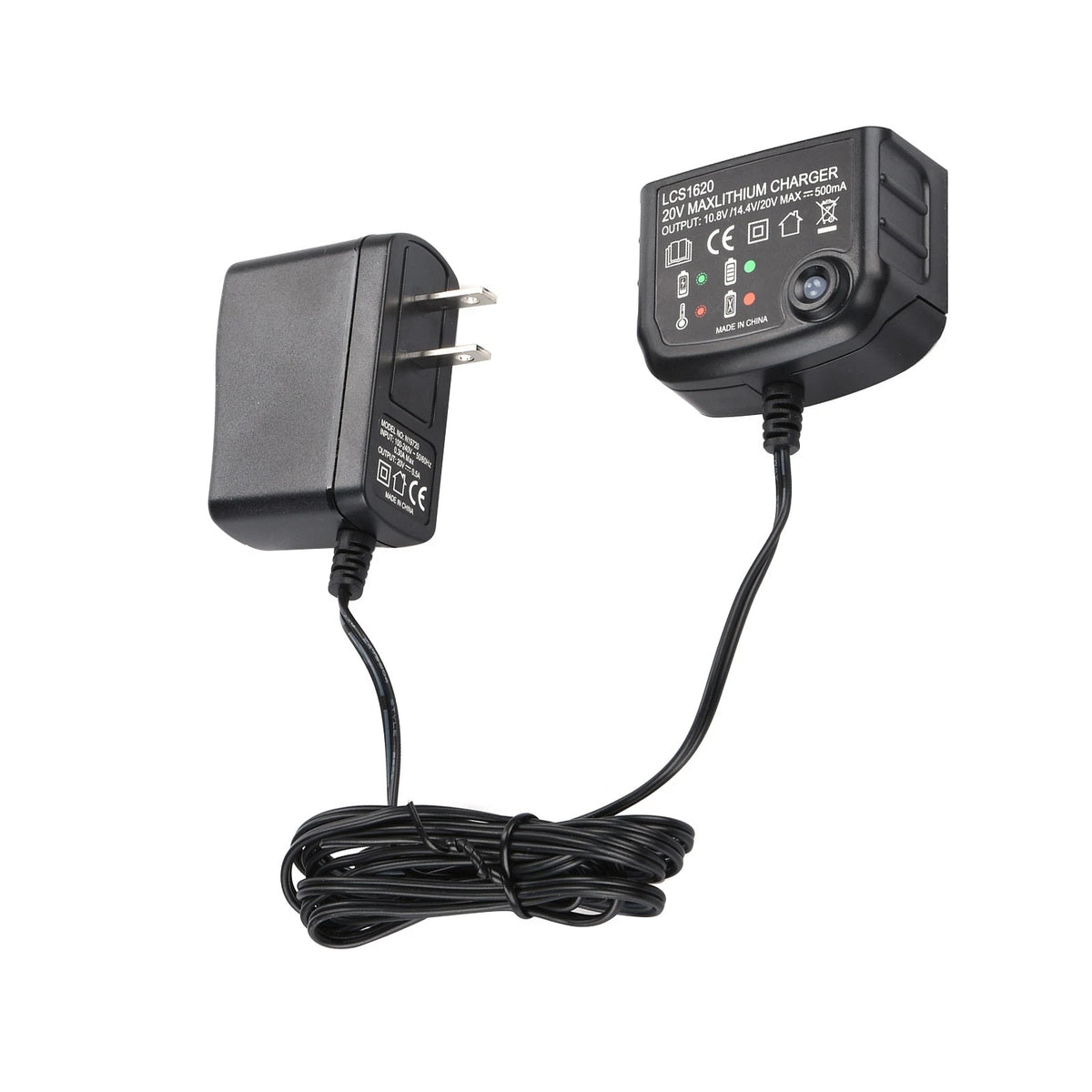 1 PC 20V Black Lithium-Ion Battery Charger Fit For Black and Decker Battery