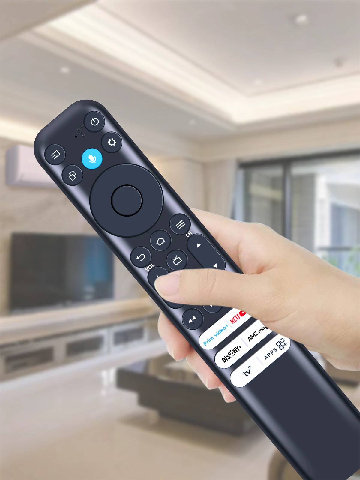 RC813 CMB1 Voice Remote Control Compatible with TCL Q550F TV