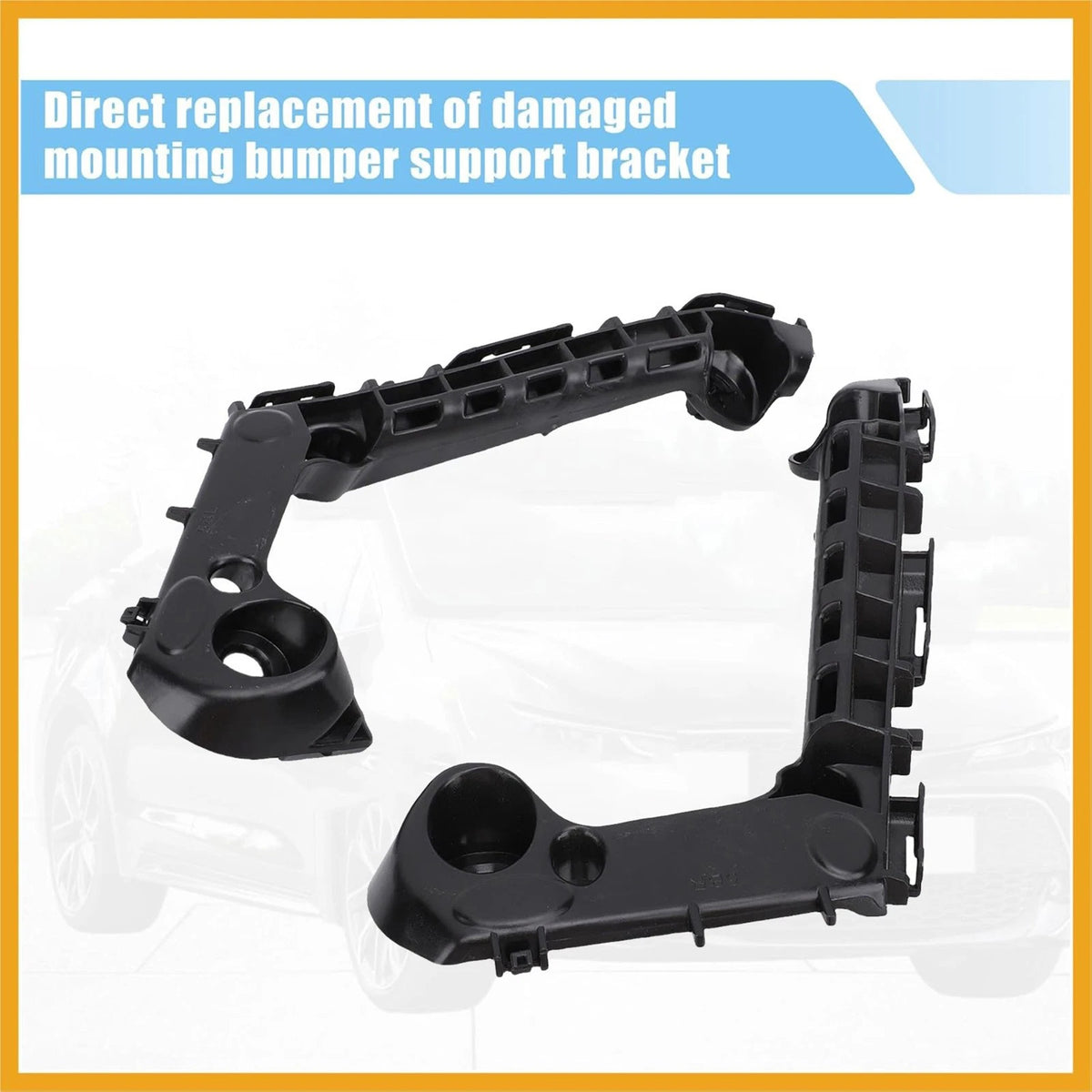 TO1043145 Left Right Front Bumper Bracket Set For Toyota Corolla 2019-2021