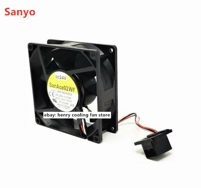 SANYO 9WF0924S203 DC 24V 0.5A 90*90*32mm 3pin Fanuc A90L-0001-0578 cooling fan