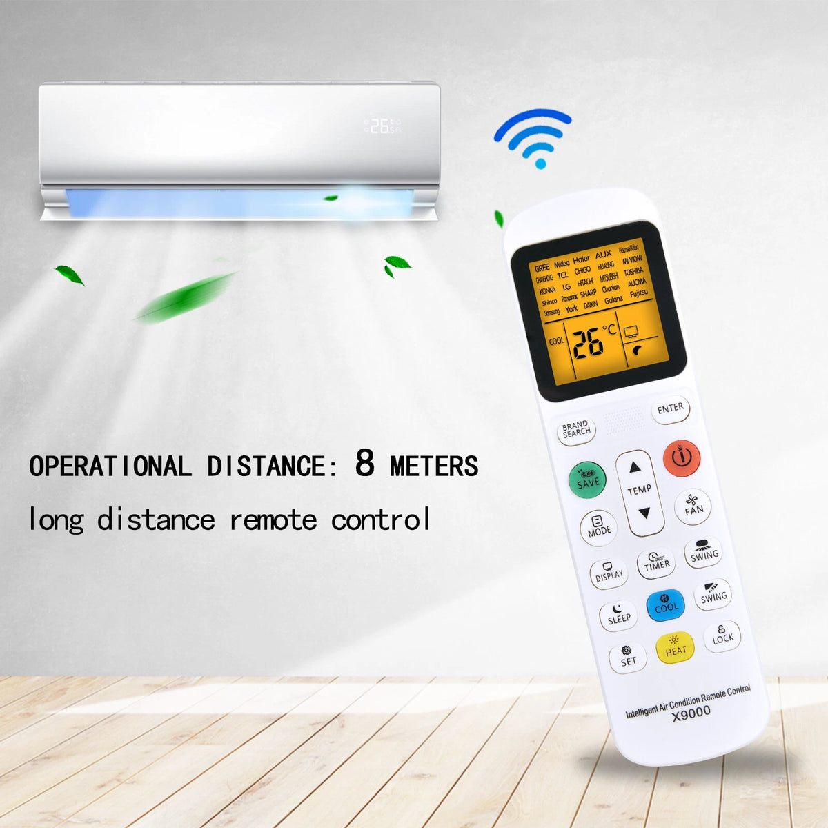 Universal Air Conditioner Remote Control For LG,Hitachi,Panasonic,Toshiba,Midea