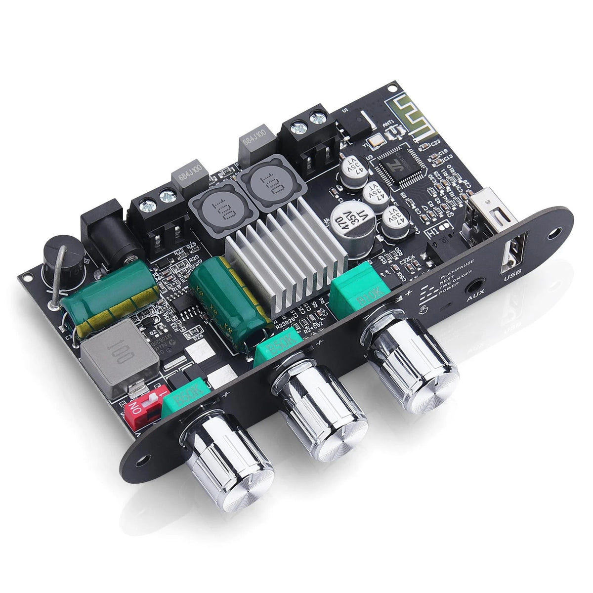 ZK-1001U Amp Bluetooth 5.3 Mono Amplifier Board with TWS, Black4