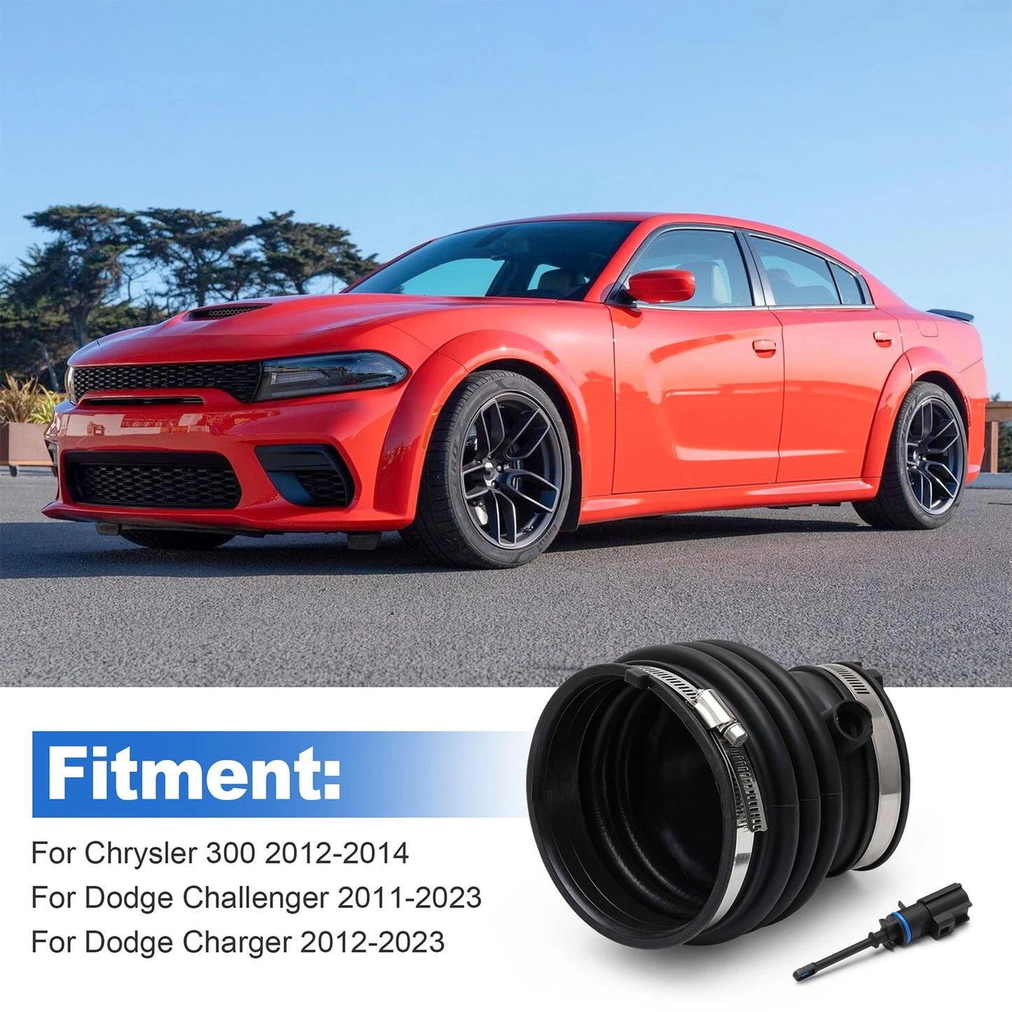 Air Intake Duct Hose for Chrysler 300 /Dodge Charger/Challenger 6.4L V8 Engine