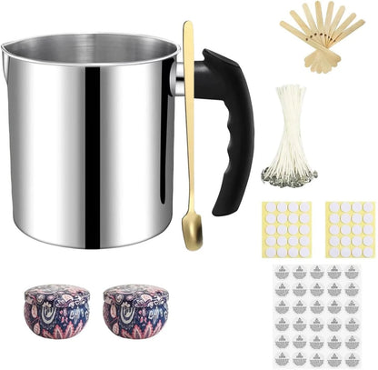 Candle Making Pouring Pot, 1300ml Wax Pot Multicolor