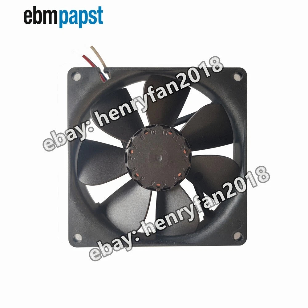 Ebmpapst 3412N/39H Axial Fan DC 12V 2.5W 0.21A 90*90*25MM 3-wires Cooling Fan