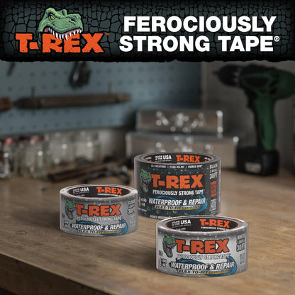 T-REX Waterproof and Pool Repair Tape - Patch 1 Roll, 1.88" Width, Clear