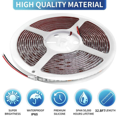 LED Boat Strip Lights, 32.8FT Marine Pontoon Led 32.8 feet, Green