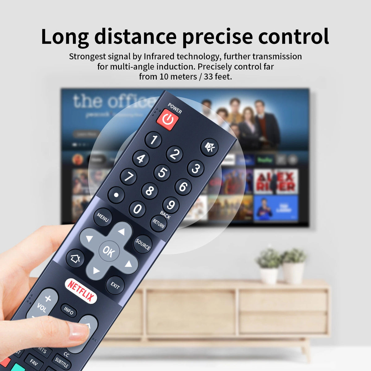 Remote Control For RCA TV RNSMU5536 RNSMU5836 RNSMU7036 RNSMU5036 RNSMU4336