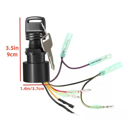 Boat Ignition Key Switch For Mercury Outboard Control Box Motor 87-17009A5