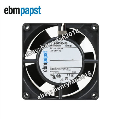 Ebmpapst 8314/2H Axial Fan DC 24V 0.25A 6W 80*80*32mm 3-Wire Cooling Fan