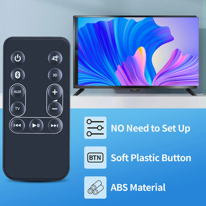 Replace Remote Control For GRUNDIG TV SOUNDBAR GSB-810 GSB810