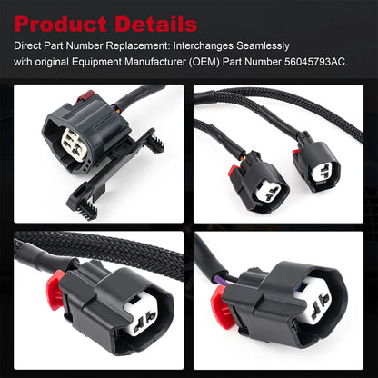 56045793AC Engine Wiring Harness Jumper Multiple For Chrysler 300, Dodge Charger