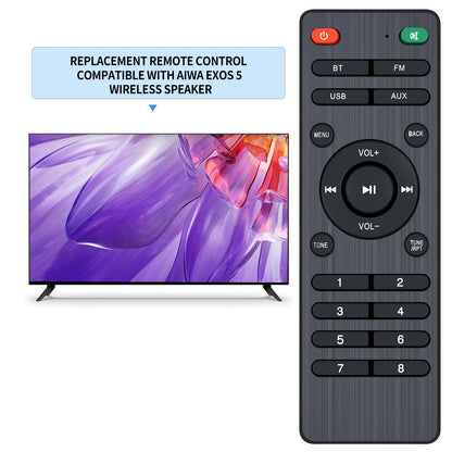 Replacement Remote Control For Aiwa Exos 5 Wireless Speaker