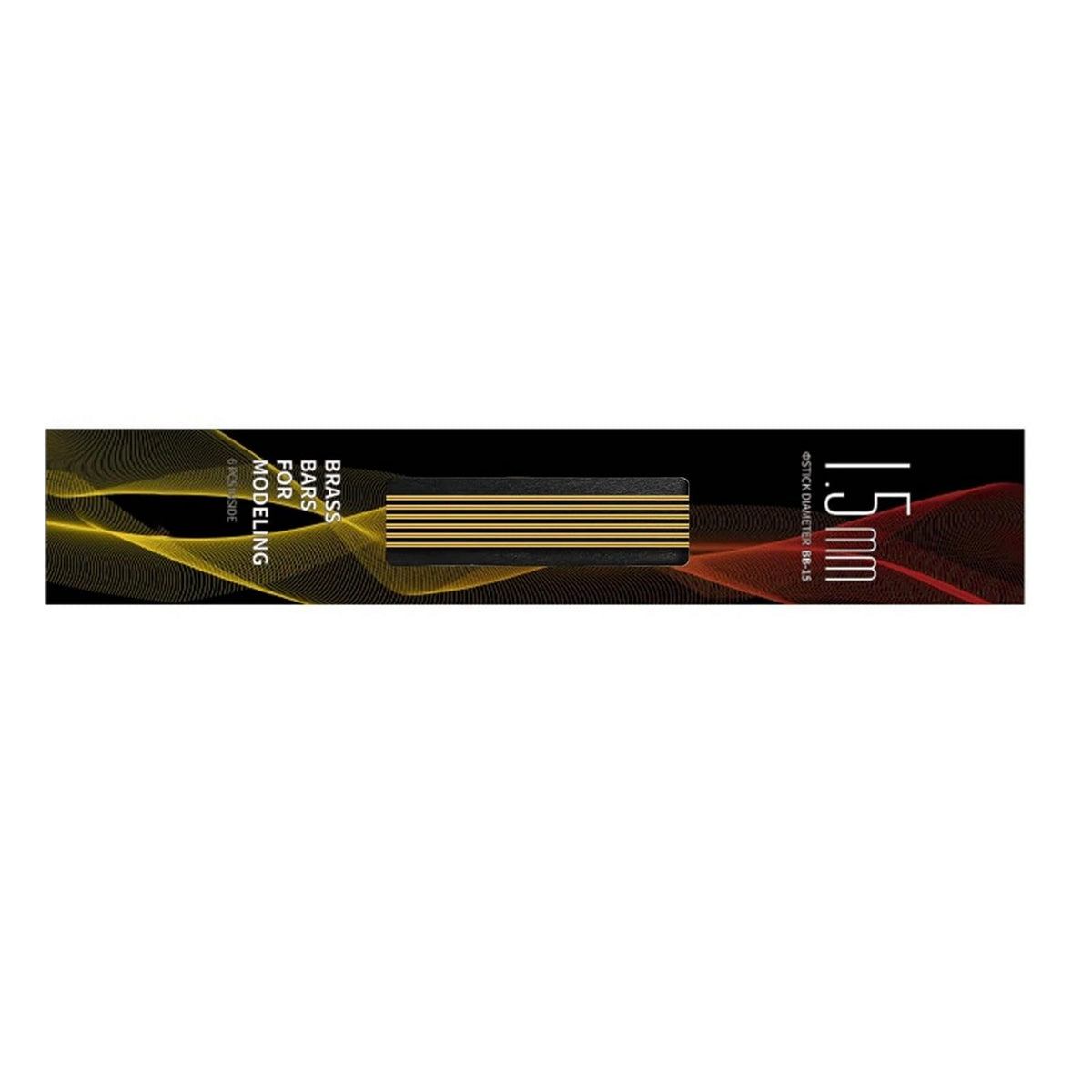 1.5mm Modeling Hobby Brass Bars Rods for Gundam / Military Model Building