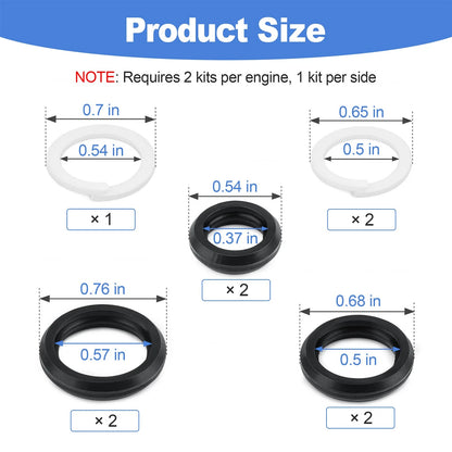 AP0028 Stand Pipe and Plug Seal Kit for Ford Powerstroke 2003–07 F250 F350 F450