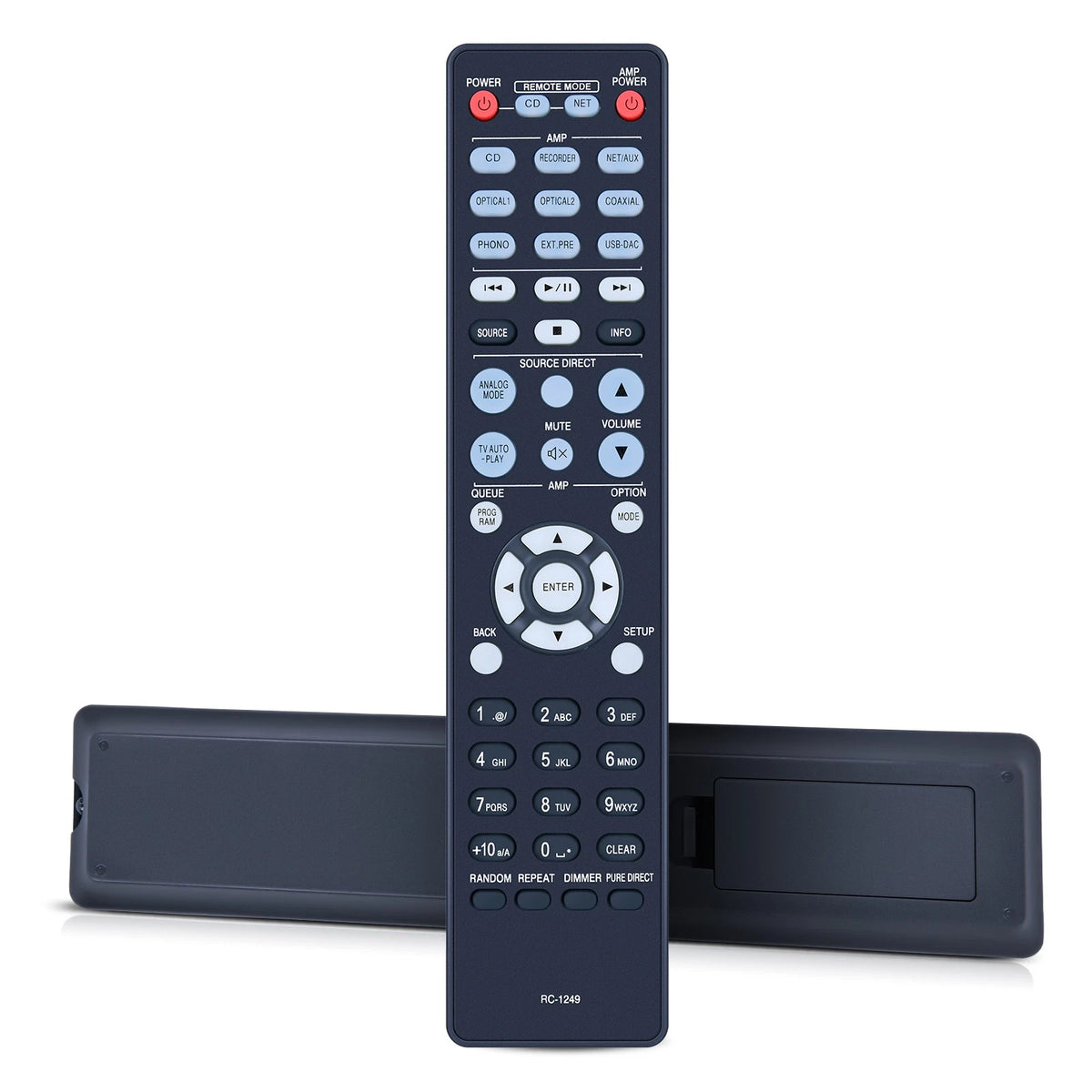 RC-1249 Remote Control For Denon DCD-1600NE DCD-1700NE DCD-1650AE DCD-2500NE