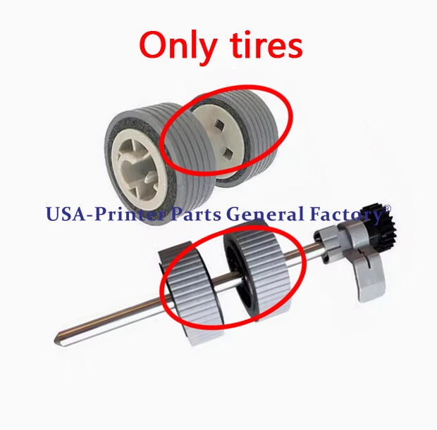 10SETS X Pick up Brake Roller Tire For Fujitsu PA03706-0001 fi-7030 N7100E N7100