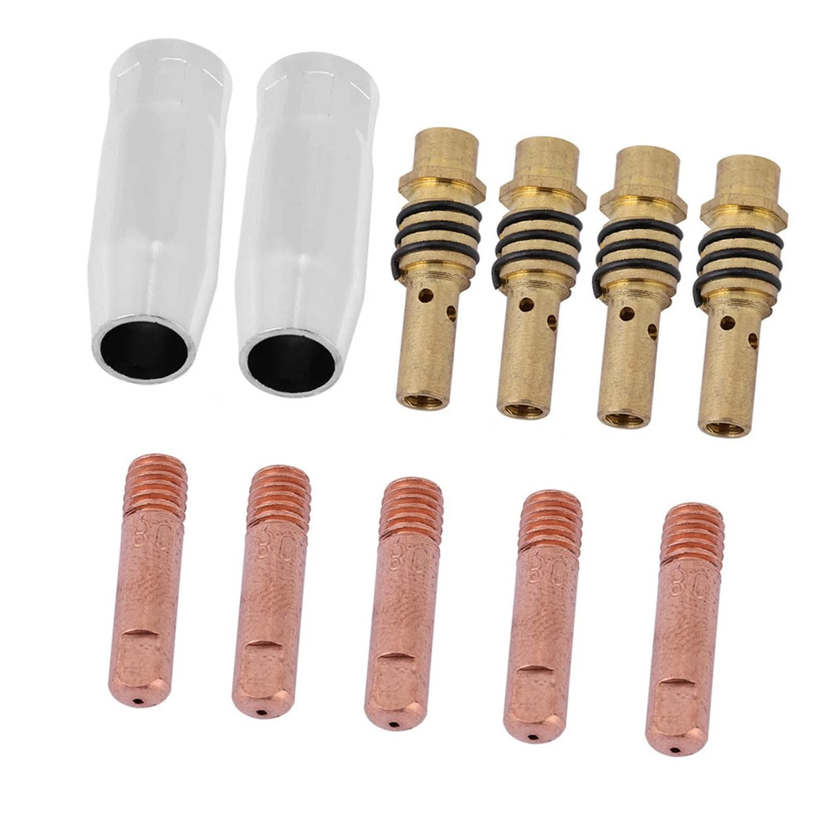 Chicago Electric Welder Parts,Boxwizard 030 Welding Tip 11Pcs 15ak, Bronze