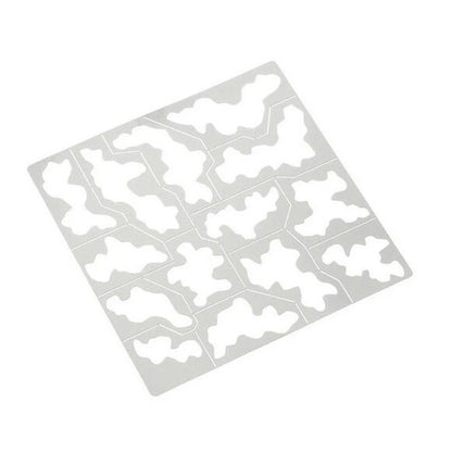 1/35 1/100 Stainless Steel Hollow Forest Camouflage Template Spray Craft Tool
